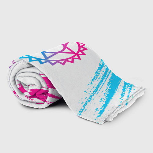 Плед Black Butler neon gradient style / 3D-Велсофт – фото 2