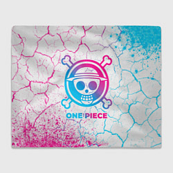 Плед One Piece neon gradient style