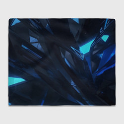 Плед флисовый Синяя безгранность, цвет: 3D-велсофт