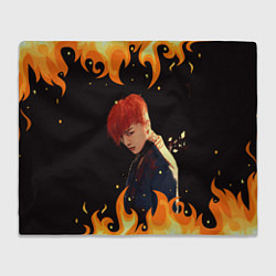 Плед флисовый G-Dragon BigBang, цвет: 3D-велсофт