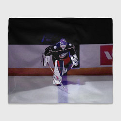 Плед флисовый Sergey Bobrovsky - goalkeeper - Columbus blue jack, цвет: 3D-велсофт