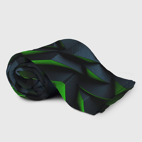Плед Juventus black green logo / 3D-Велсофт – фото 2