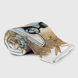 Плед флисовый Панда сапсёрфер, цвет: 3D-велсофт — фото 2