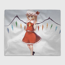 Плед флисовый Touhou Project Flandre, цвет: 3D-велсофт