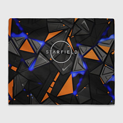Плед флисовый Starfield logo abstract, цвет: 3D-велсофт