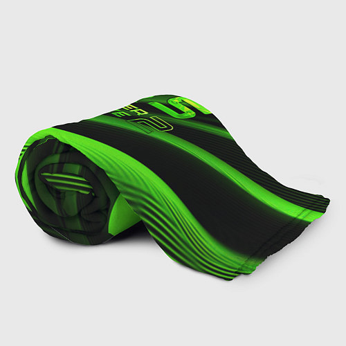 Плед CS2 Counter strike green logo / 3D-Велсофт – фото 2