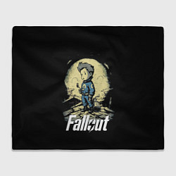 Плед флисовый Fallout boy, цвет: 3D-велсофт