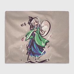 Плед флисовый Touhou Project Youmu Konpaku, цвет: 3D-велсофт