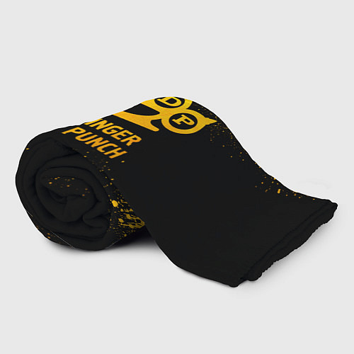 Плед Five Finger Death Punch - gold gradient / 3D-Велсофт – фото 2