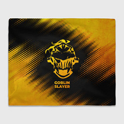 Плед флисовый Goblin Slayer - gold gradient, цвет: 3D-велсофт