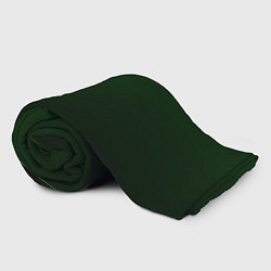 Плед флисовый Тёмный лесной зелёный градиент, цвет: 3D-велсофт — фото 2
