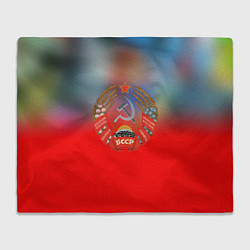 Плед флисовый Belarus ussr, цвет: 3D-велсофт