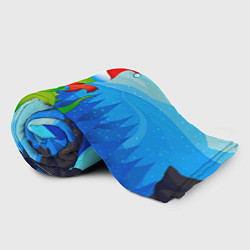 Плед флисовый Дракон с подарком новый год, цвет: 3D-велсофт — фото 2