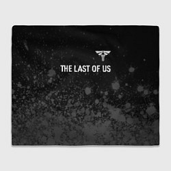 Плед The Last Of Us glitch на темном фоне посередине