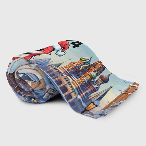 Плед Новогодний дракон 2024 / 3D-Велсофт – фото 2