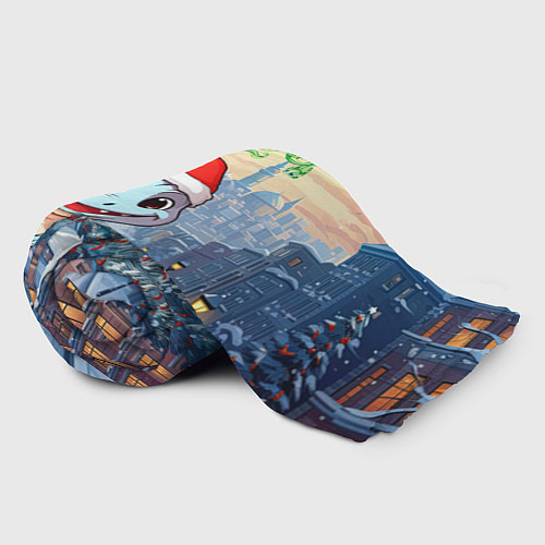 Плед Праздничный дракон 2024 / 3D-Велсофт – фото 2