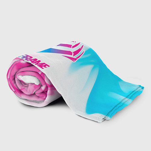 Плед Warframe neon gradient style / 3D-Велсофт – фото 2