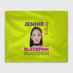 Плед флисовый Jennie - певица Blackpink, цвет: 3D-велсофт