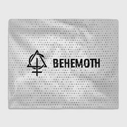 Плед флисовый Behemoth glitch на светлом фоне по-горизонтали, цвет: 3D-велсофт