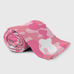 Плед флисовый Камуфляж розовый, цвет: 3D-велсофт — фото 2