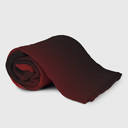 Плед флисовый Градиент от тёмного до тёмно красного, цвет: 3D-велсофт — фото 2