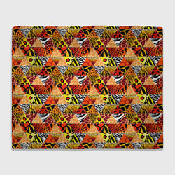 Плед Лоскутные треугольники