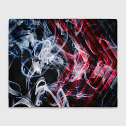 Плед флисовый Дым и стрелки, цвет: 3D-велсофт