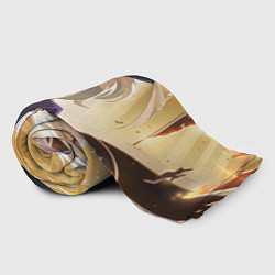 Плед флисовый Genshin Impact Furina, цвет: 3D-велсофт — фото 2