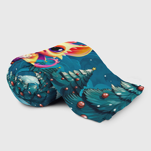 Плед Маленький пушистый дракошка / 3D-Велсофт – фото 2