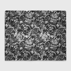 Плед флисовый Запчасти двигателя автомобиля, цвет: 3D-велсофт