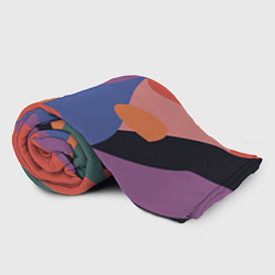 Плед флисовый Цветные кляксы, цвет: 3D-велсофт — фото 2