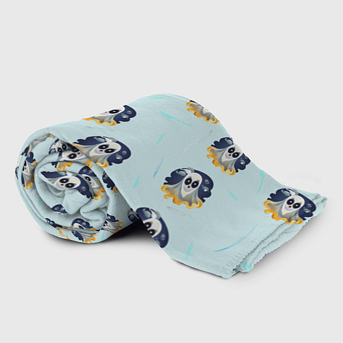 Плед Призрак и линии / 3D-Велсофт – фото 2