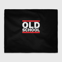 Плед флисовый Old school - experience, цвет: 3D-велсофт