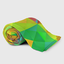 Плед флисовый Разноцветные фигуры, цвет: 3D-велсофт — фото 2