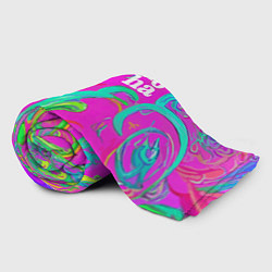 Плед флисовый Abstract floral pattern - aloha, цвет: 3D-велсофт — фото 2