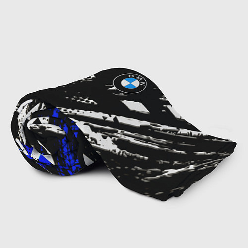 Плед BMW stripes color auto sport / 3D-Велсофт – фото 2