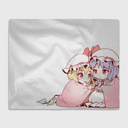 Плед флисовый Touhou Project Remilia Flandre chibi, цвет: 3D-велсофт