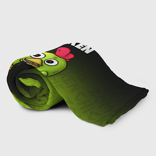 Плед Chicken Gun - Zombie Chicken / 3D-Велсофт – фото 2