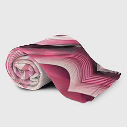 Плед флисовый Волны - текстура, цвет: 3D-велсофт — фото 2