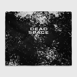 Плед флисовый Мёртвый космос брызги красок, цвет: 3D-велсофт