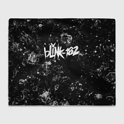 Плед флисовый Blink 182 black ice, цвет: 3D-велсофт