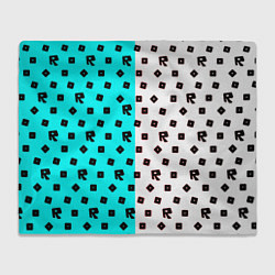 Плед Roblox pattern logo mobile