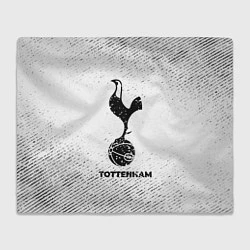 Плед флисовый Tottenham с потертостями на светлом фоне, цвет: 3D-велсофт