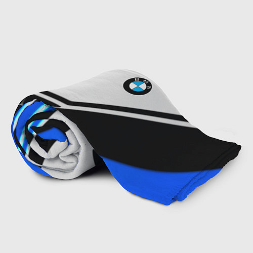Плед BMW спортивная геометрия / 3D-Велсофт – фото 2