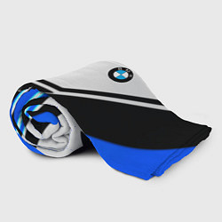 Плед флисовый BMW спортивная геометрия, цвет: 3D-велсофт — фото 2