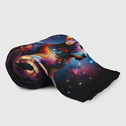 Плед флисовый Космическая собака, цвет: 3D-велсофт — фото 2
