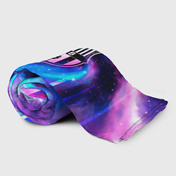 Плед флисовый Barcelona неоновый космос, цвет: 3D-велсофт — фото 2