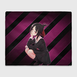 Плед флисовый Кагуя из Kaguya sama wa Kokurasetai, цвет: 3D-велсофт