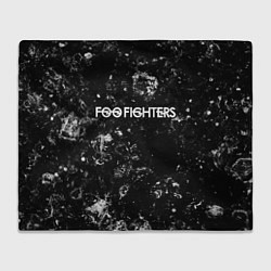 Плед флисовый Foo Fighters black ice, цвет: 3D-велсофт