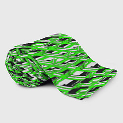 Плед флисовый Зелёная техно броня, цвет: 3D-велсофт — фото 2